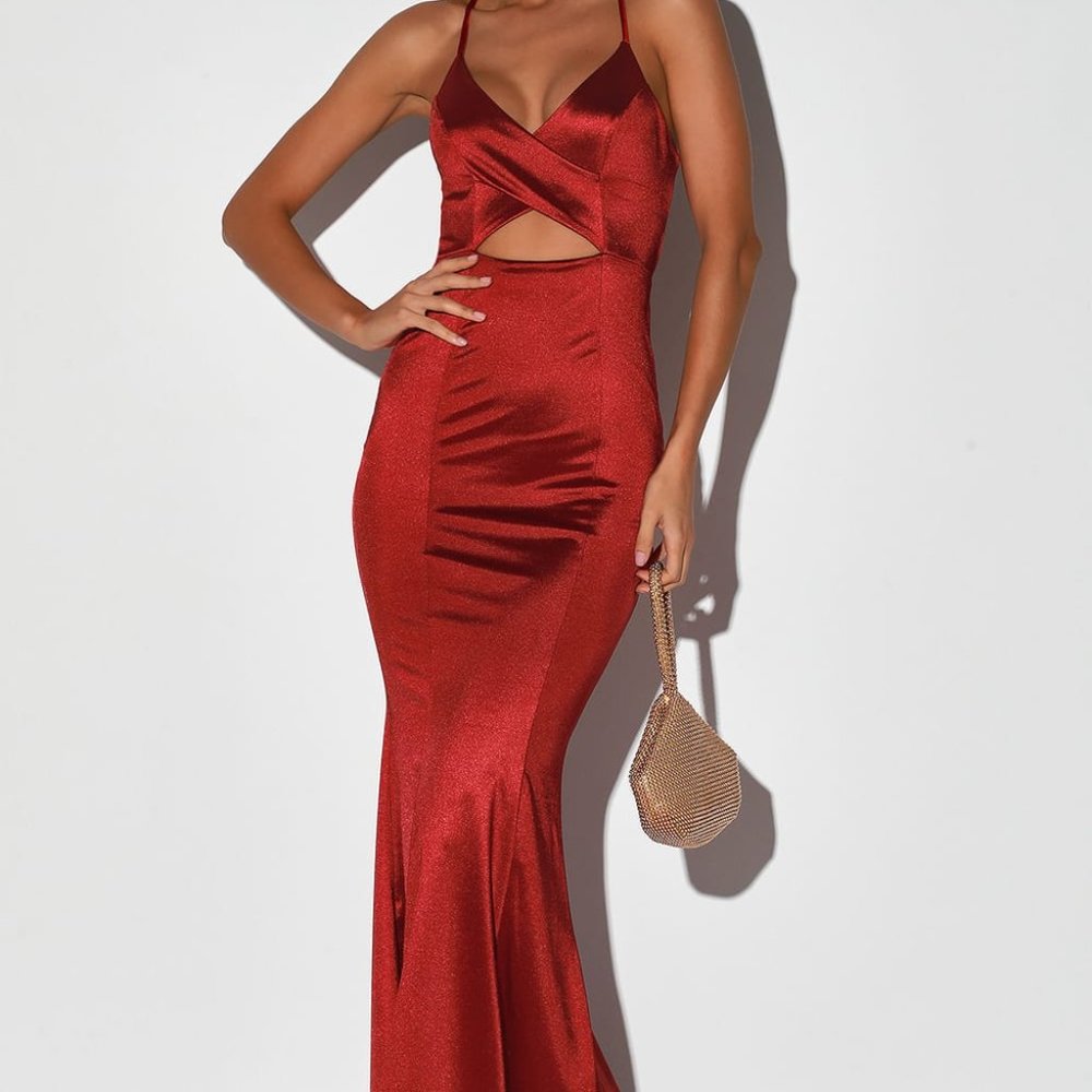 Show Stopper Sexy Strappy Semi-Backless Maxi Dress
